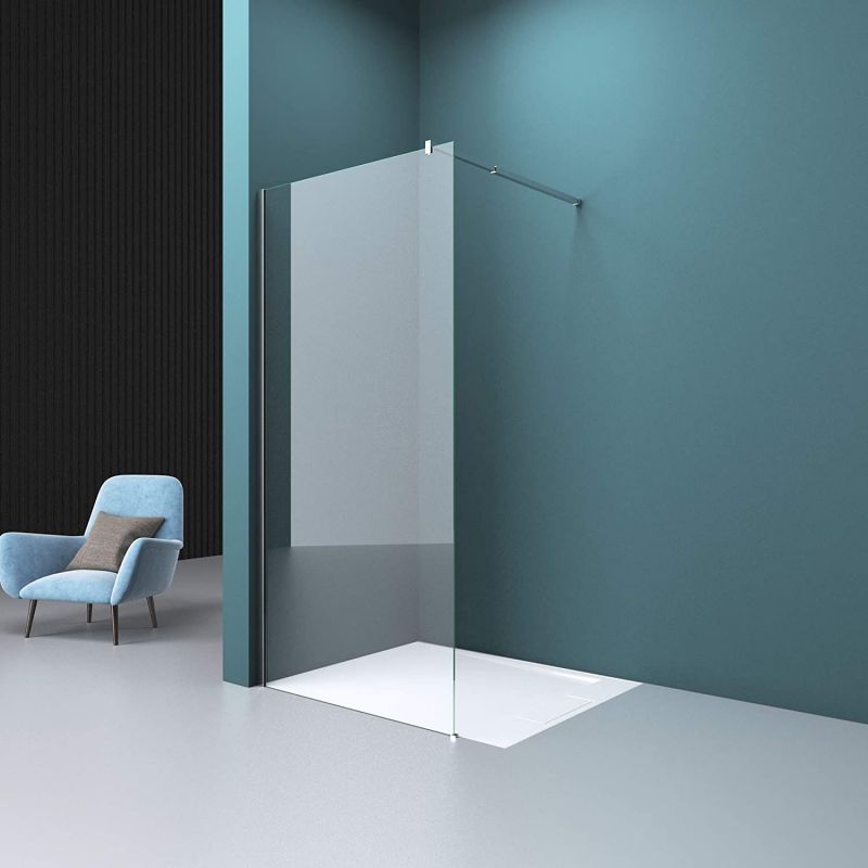 Perete dus Walk-In, EGO-01K, sticla securizata 8 sau 10 mm, intre 90-100 cm, Lotus Efect