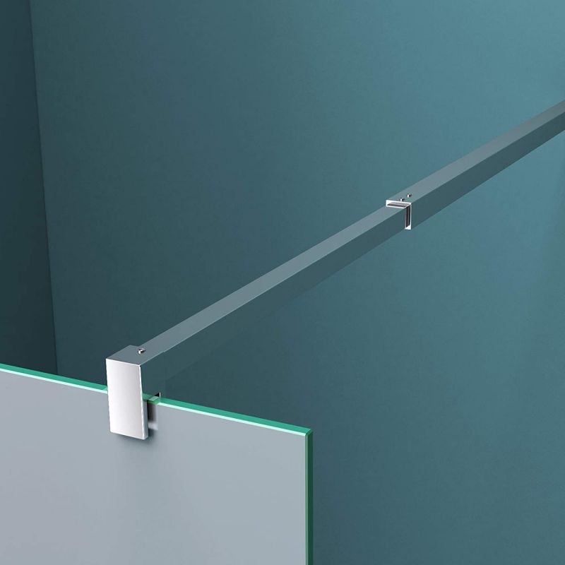 Perete dus Walk-In, EGO-01VS, sticla securizata Mata 10 mm, 120 si 140 cm, Lotus Efect