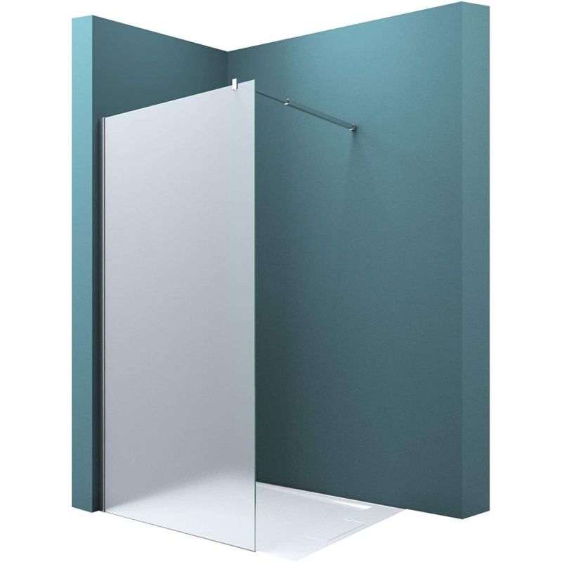 Perete dus Walk-In, sticla securizata sabalata integral 10 mm, dimenesiuni 100, 120, 140 cm, Lotus Efect, Sicilia