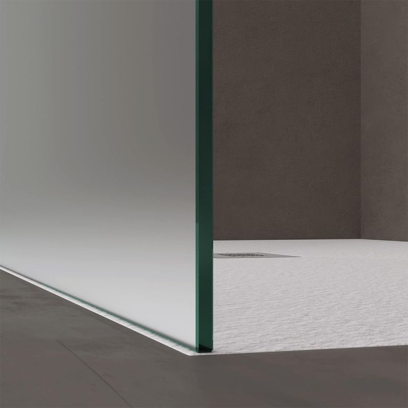 Perete dus Walk-In, sticla securizata sabalata integral 10 mm, dimenesiuni 100, 120, 140 cm, Lotus Efect, Sicilia