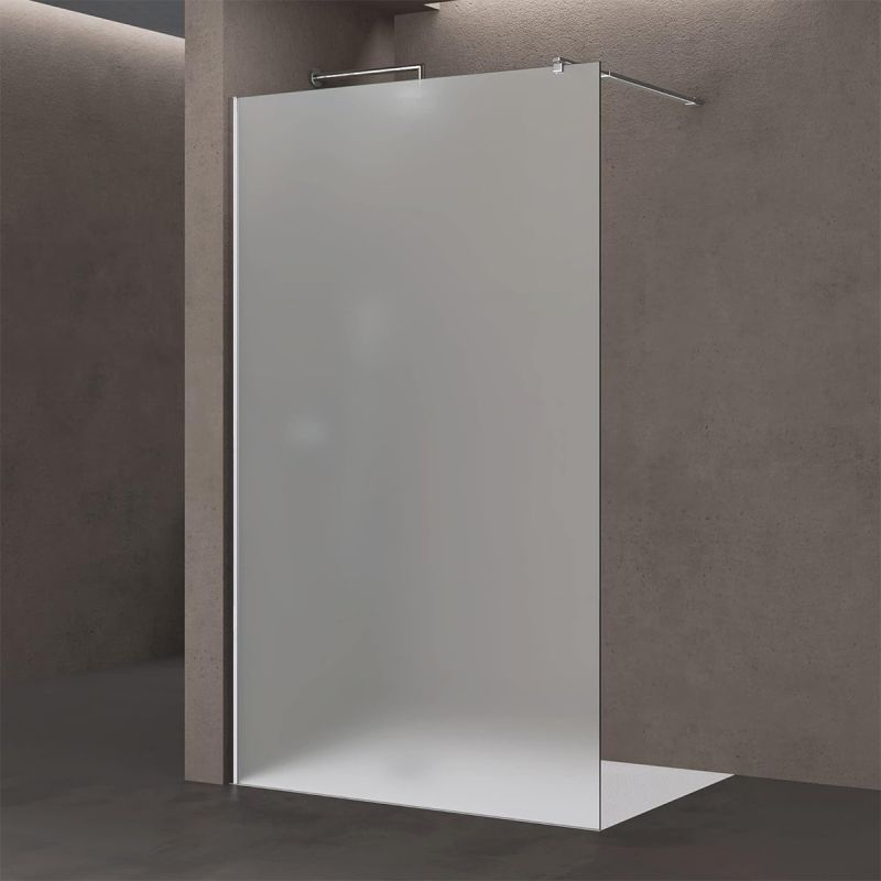 Perete dus Walk-In, sticla securizata sabalata integral 10 mm, dimenesiuni 100, 120, 140 cm, Lotus Efect, Sicilia