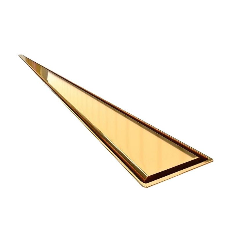 Rigola Dus, sifon Viega, Slim Gold, dimensiuni intre 60-90 cm, latime 3,2 cm, otel inoxidabil