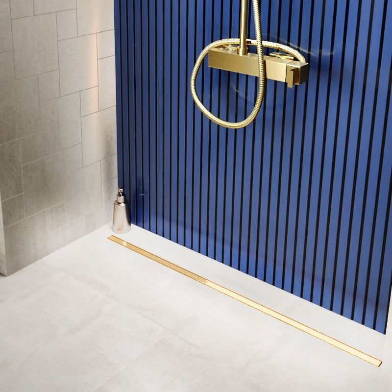 Rigola Dus, sifon Viega, Slim Gold, dimensiuni intre 60-90 cm, latime 3,2 cm, otel inoxidabil