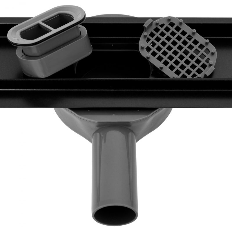 Rigola REA PRO BLACK, faiantabila, dimensiuni disponibile 70-100 cm, design deosebit