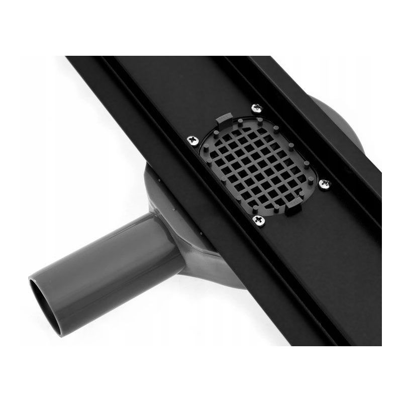 Rigola REA PRO BLACK, faiantabila, dimensiuni disponibile 70-100 cm, design deosebit