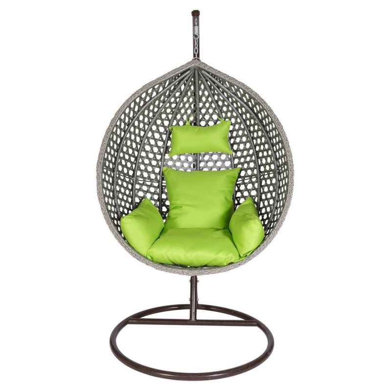 Scaun agatat, Fotoliu suspendat, Rio Exclusivist, Curte sau Living, confortabil si modern, Gri