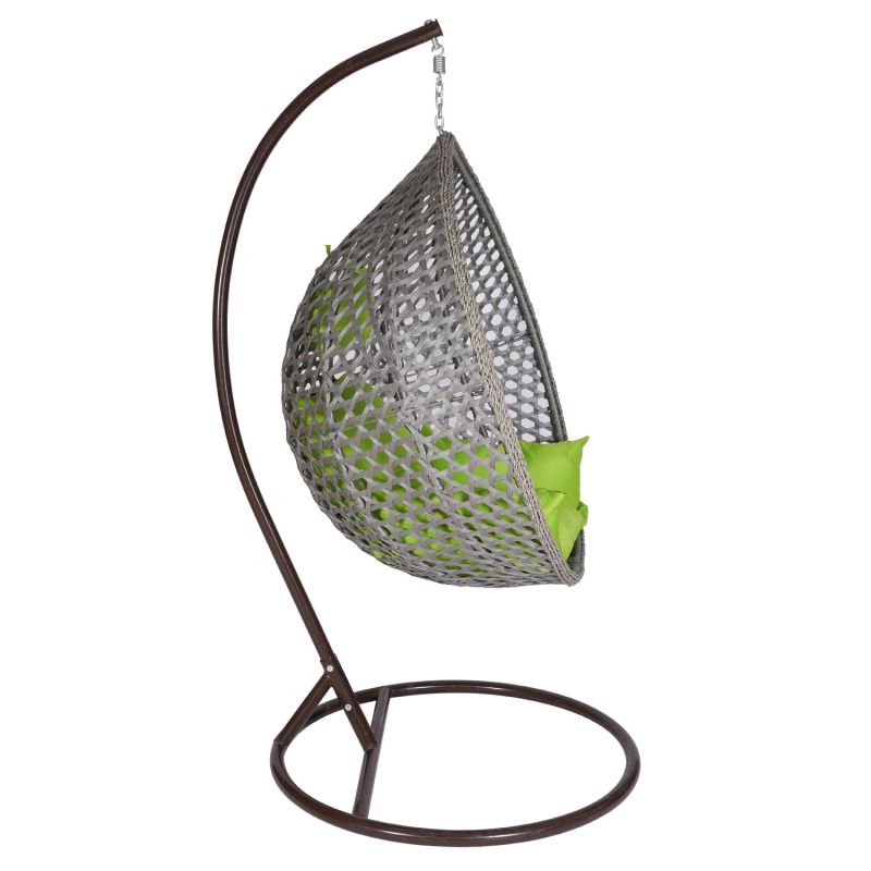 Scaun agatat, Fotoliu suspendat, Rio Exclusivist, Curte sau Living, confortabil si modern, Gri
