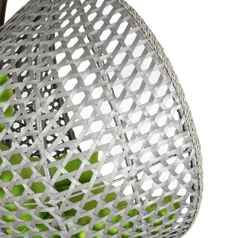 Scaun agatat, Fotoliu suspendat, Rio Exclusivist, Curte sau Living, confortabil si modern, Gri