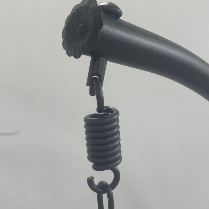 Scaun agatat, gradina sau terasa, Fotoliu suspendat de relaxare, California Black XL