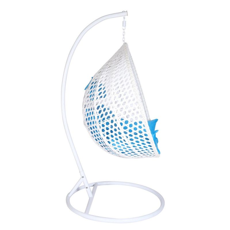 Scaun agatat Rio Exclusivist, Fotoliu suspendat, Curte sau Living, confortabil si modern, Alb