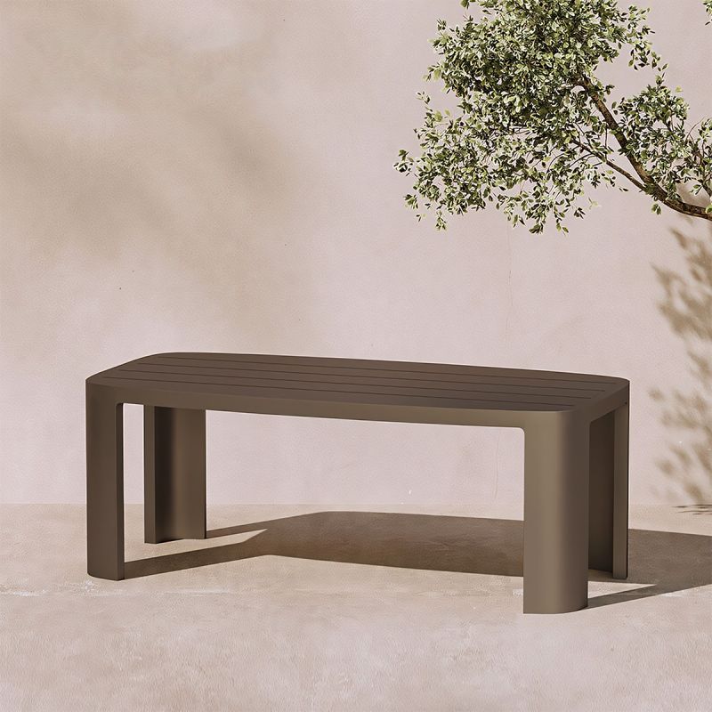Set mobilier, masa 214x102 cm + 8 scaune, gradina sau terasa, aluminiu, tesatura 100 % Olefin, Bora Bora