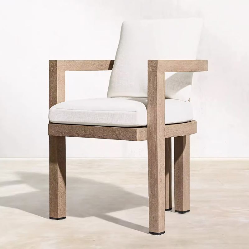 Set mobilier, masa mare si 8 scaune, terasa sau gradina, lemn de Tec integral, perne incluse, Primavera