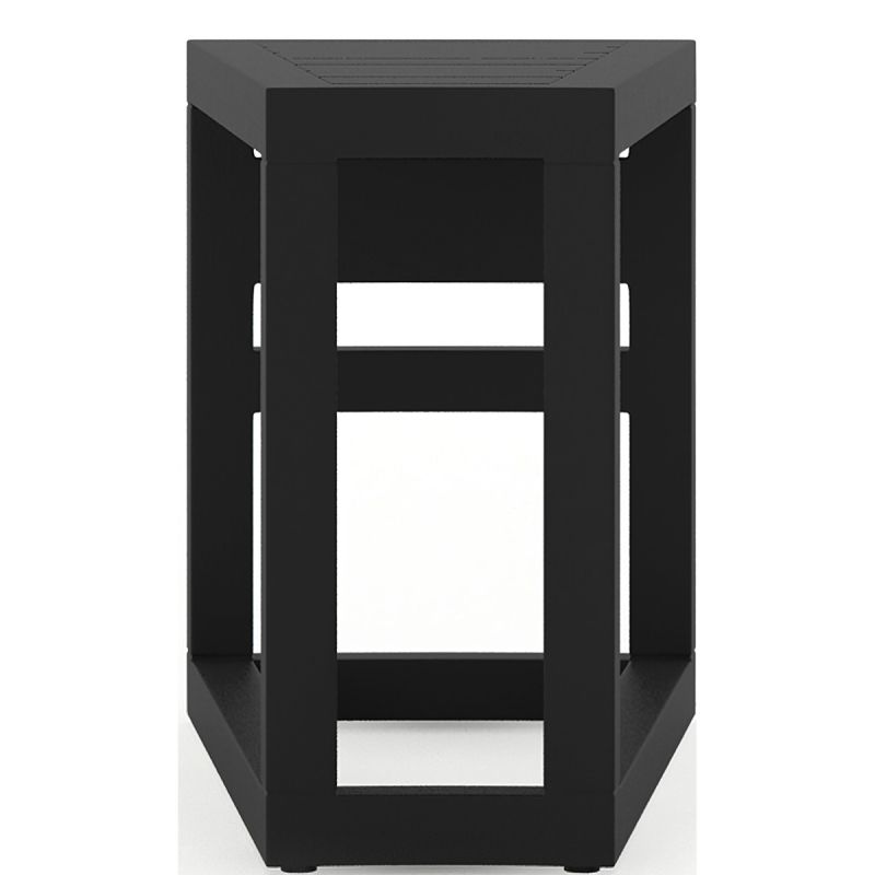 Set Mobilier Rotund, Cadru Aluminiu, 7 Piese, terasa sau gradina, Dark Grey, Perne Incluse Crem, Coral