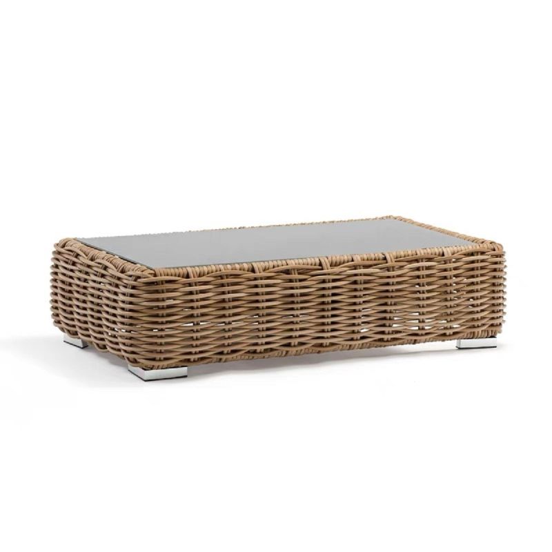 Set mobilier, terasa sau gradina, canapea si masuta de cafea, 2 fotolii , aluminiu, poliratan, Augusta