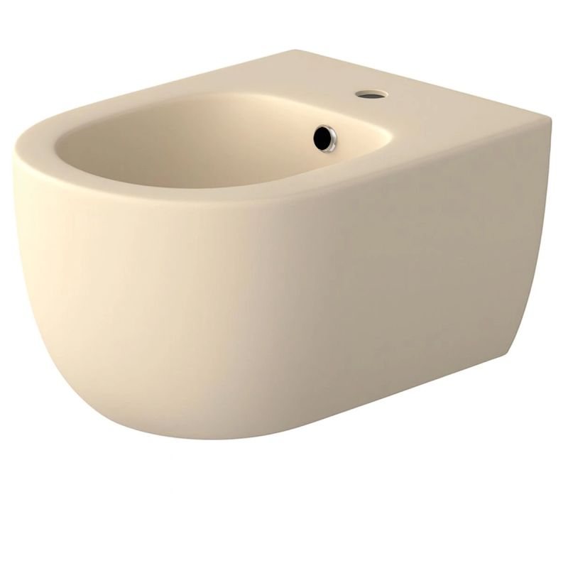 Set vas wc si bideu, Jasmine semi-mat, Power color, montaj suspendat, 49x36 cm, colectia Michael