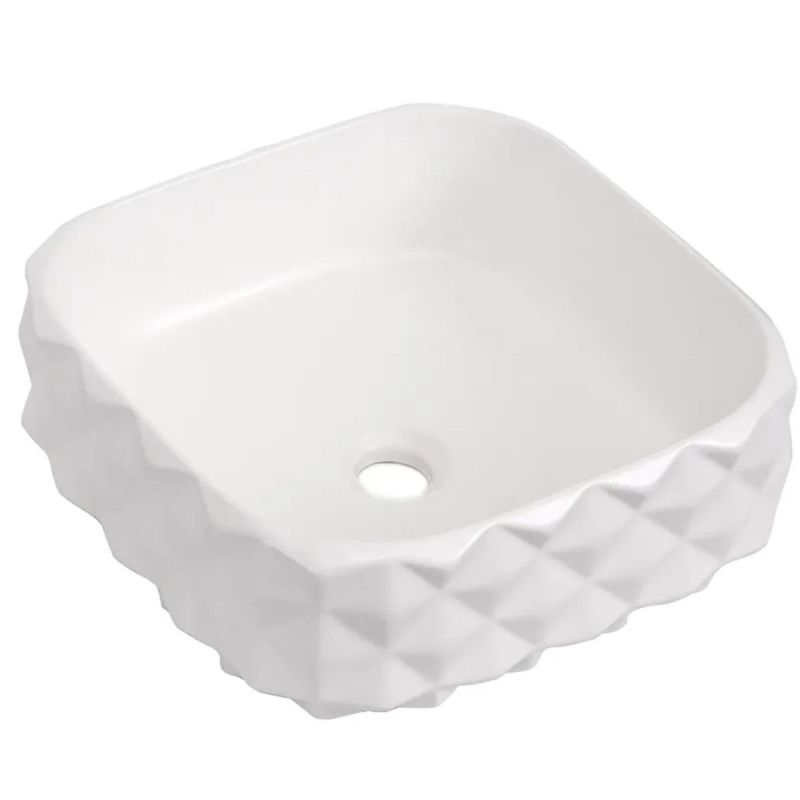 Set vas wc si lavoar, Alb Lucios, montaj suspendat si pe blat, 49x36-61x34 cm, capac duroplast, Sidef