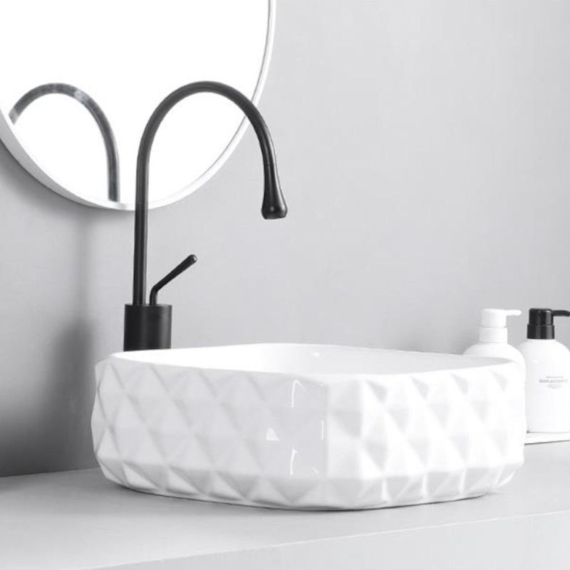 Set vas wc si lavoar, Alb Lucios, montaj suspendat si pe blat, 49x36-61x34 cm, capac duroplast, Sidef