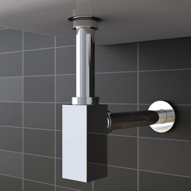 Sifon EGO-S06, design deosebit, otel inoxidabil, finisaj crom