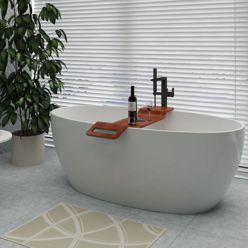Tava pentru cada Vasco, 100x25x1.5, finisaj Luxury lemn multistrat, lemn stejar, waterproof, Culoare Nuc