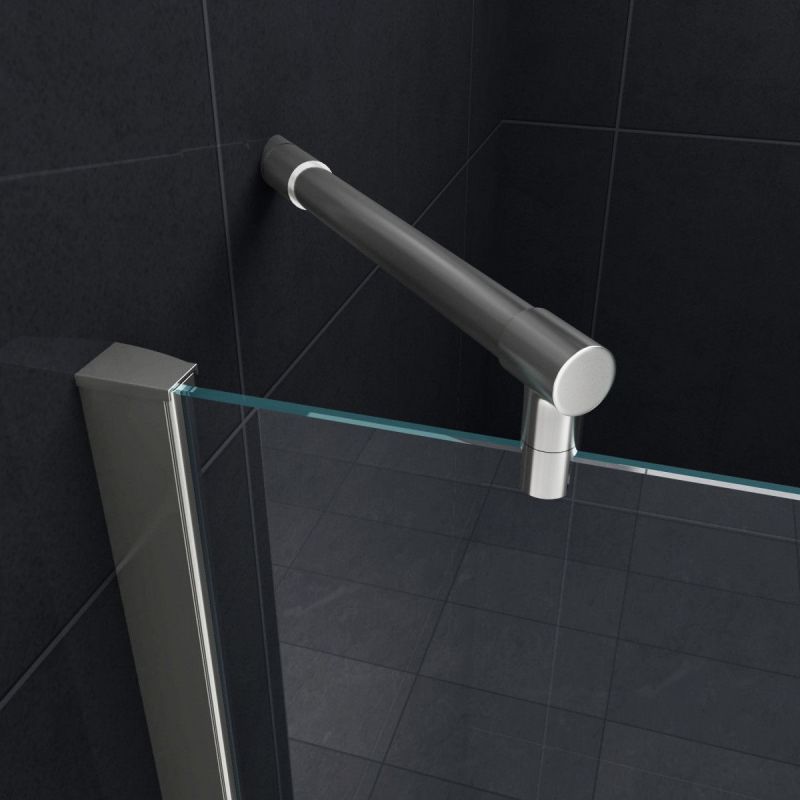 Usa de dus EGO-Freesia, batanta, 125x195 cm, sticla securizata 8 mm, transparenta, Nano Easy Clean
