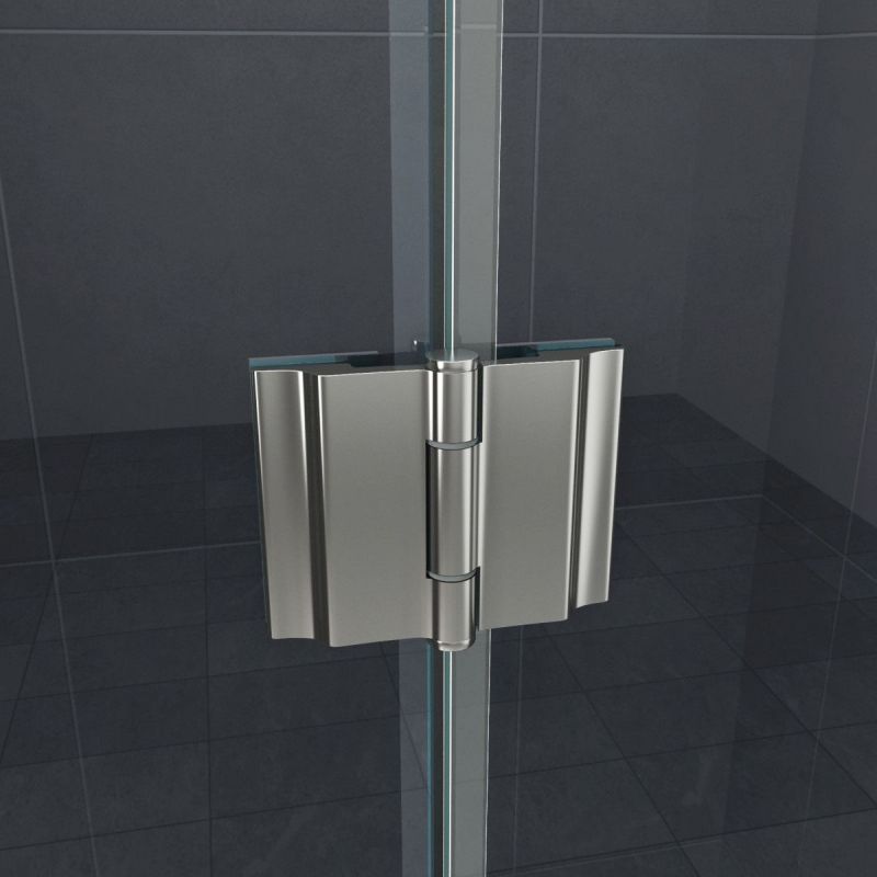 Usa de dus EGO-Freesia, batanta, 125x195 cm, sticla securizata 8 mm, transparenta, Nano Easy Clean