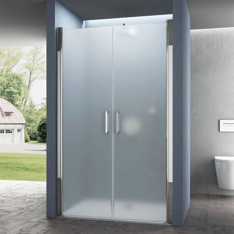 Usa de nisa EGO-24D, sticla securizata 6 mm, Sablata, Deschidere 180°, dimensiune de 100x195 cm, tratament Nano Easy Clean