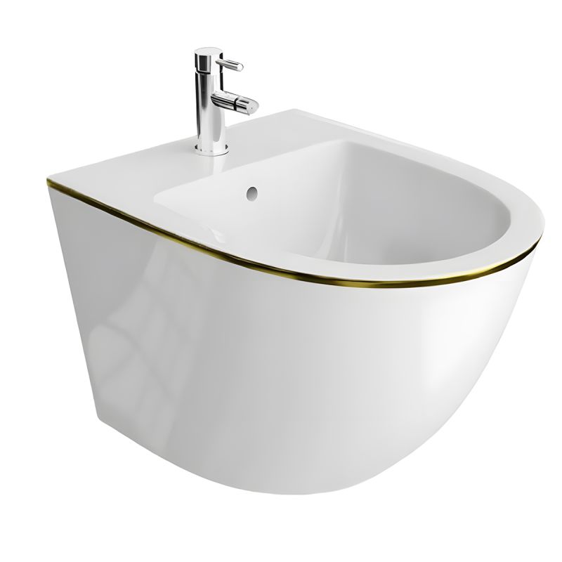 Vas bideu Ben, Gold Line, 49x36 cm, montaj suspendat, ceramica sanitara