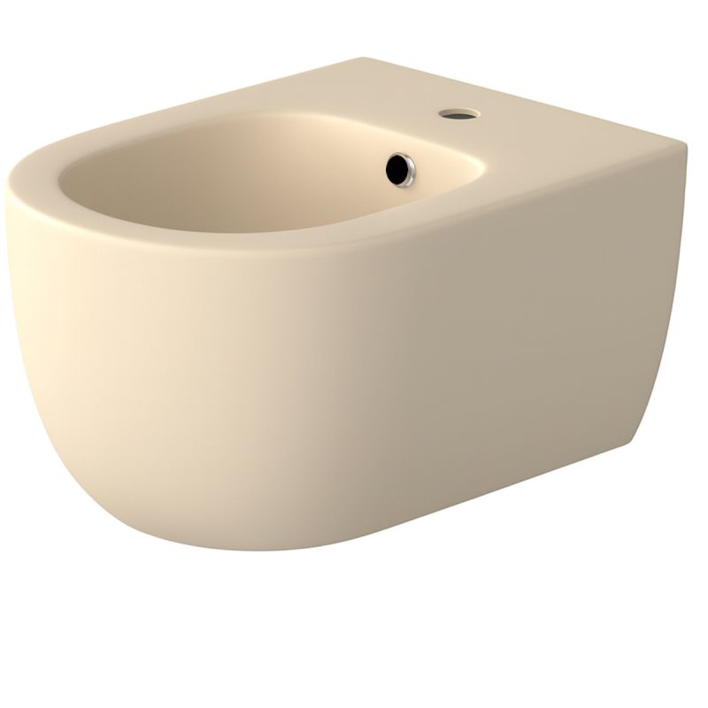Vas bideu EGO Michael, 49x36 cm, Jasmine semi-mat, Power Colour, montaj suspendat, cu preaplin