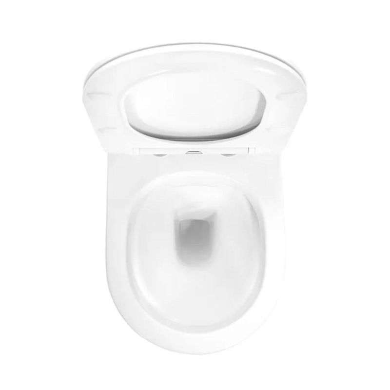 Vas Wc Ben, Gold Line, Rimless, 49x37 cm, montaj suspendat, capac Duroplast, ceramica sanitara