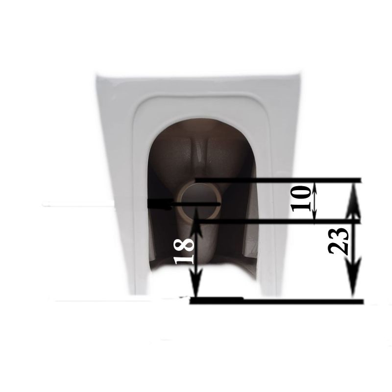 Vas WC EGO Dario Rimless, rezervor inclus, 2 piese, Negru mat, Power Colour, montaj podea, capac duroplast slim soft-close