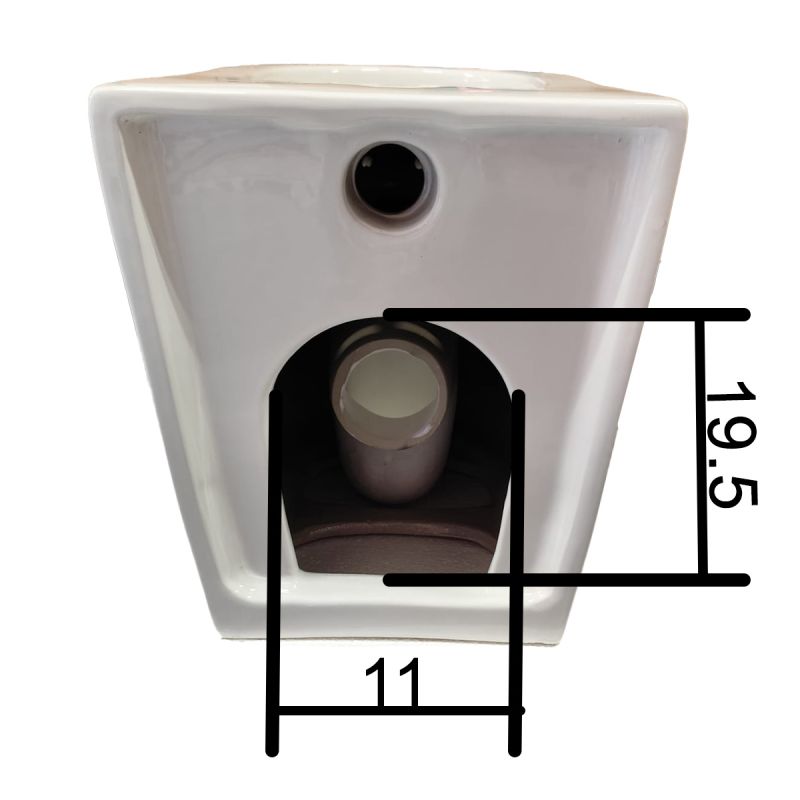 Vas WC EGO Galo, Rimless, Alb, 56x36 cm montaj podea, capac duroplast slim soft-close inclus