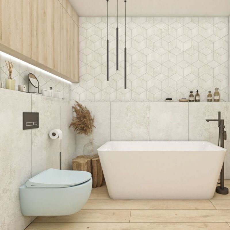 Vas WC EGO Michael Rimless, 49x36 cm, Albastru, Power Colour, semi-mat, montaj suspendat, capac duroplast soft-close easy off