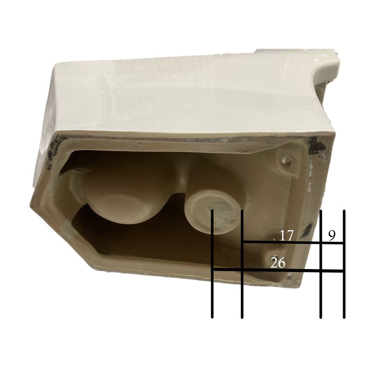 Vas WC Enrico, SifonFlush, Alb, 68x37 cm, Rezervor Inclus, montaj podea, capac cu soft-close inclus