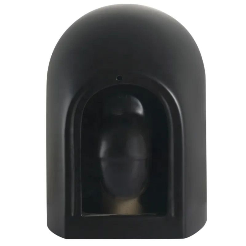 Vas Wc, Negru Mat, Power Color, Rimless, 49x37 cm, montaj suspendat, capac Duroplast, ceramica sanitara, Ben