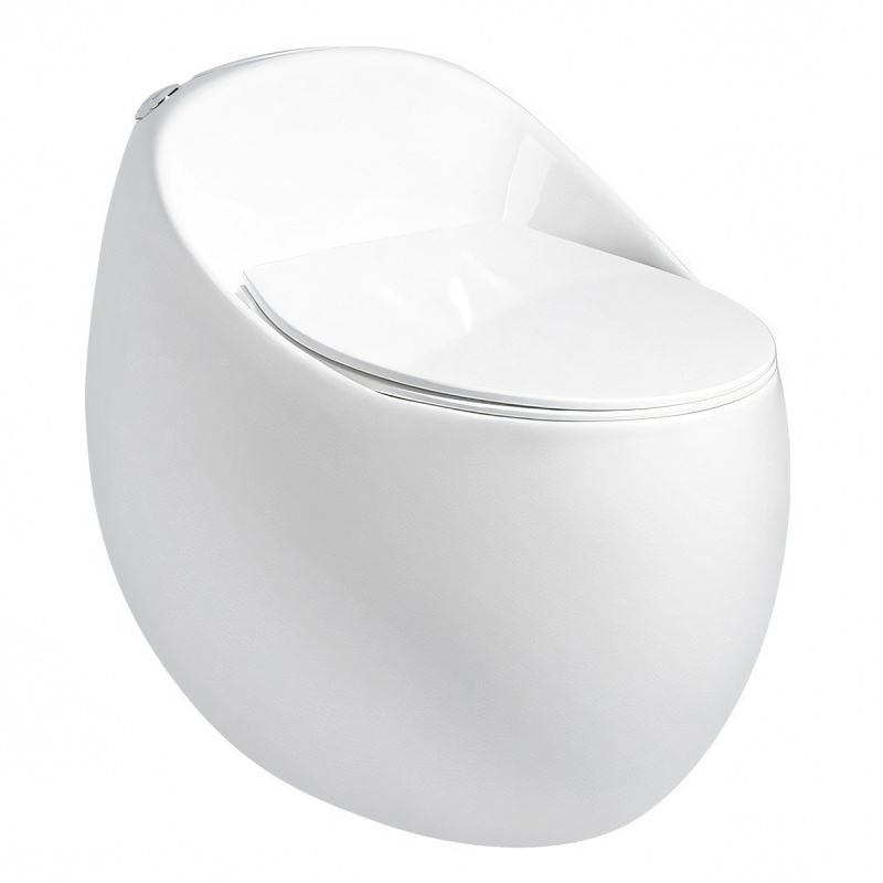 Vas WC  New Santa Rimless, 65x47 cm, Rezervor Incorporat, Alb, montaj podea, capac cu soft-close inclus