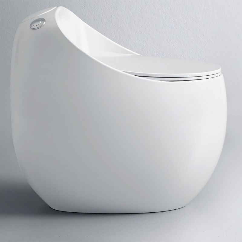 Vas WC  New Santa Rimless, 65x47 cm, Rezervor Incorporat, Alb, montaj podea, capac cu soft-close inclus