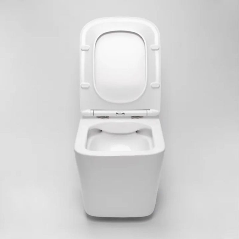 Vas WC Rimless, Alb Lucios, montaj suspendat, capac duroplast slim soft-close inclus,  Alfonso