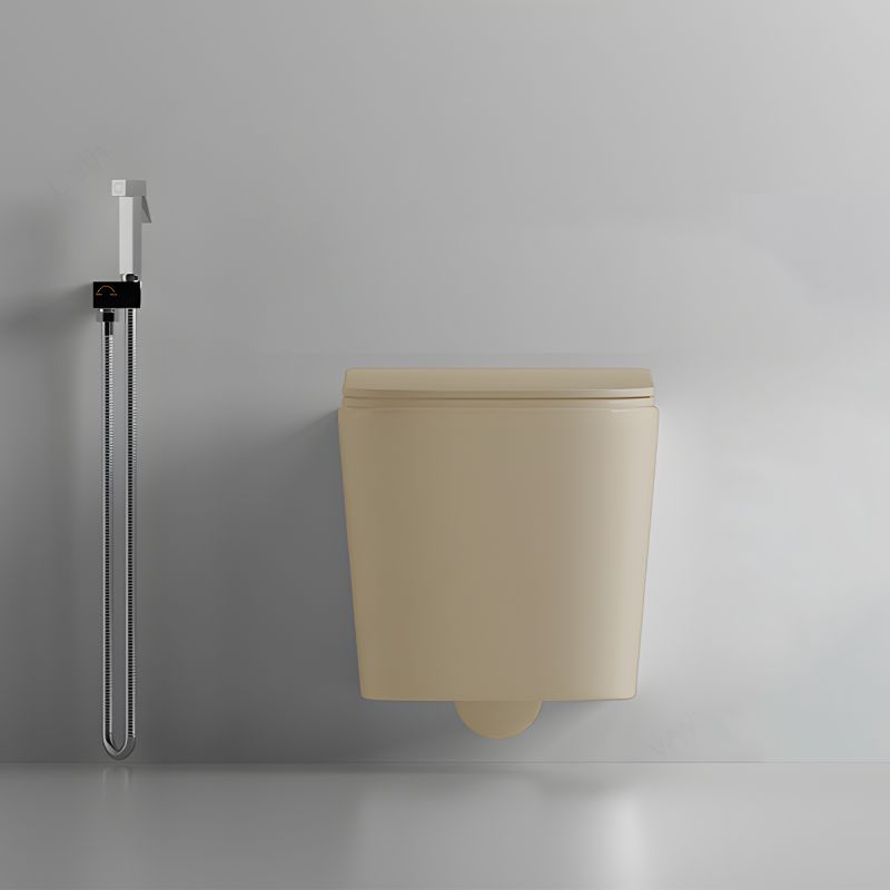 Vas WC Rimless, Jasmine Mat, Power Color,  montaj suspendat, capac duroplast slim soft-close inclus, Alfonso