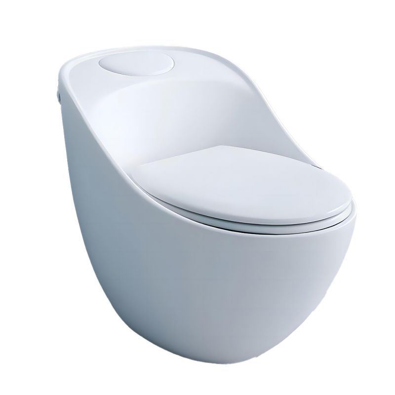 Vas WC Santa Rimless, 69x46 cm, rezervor incorporat, Alb, montaj podea, capac cu soft-close inclus, Royalty Line by Ego