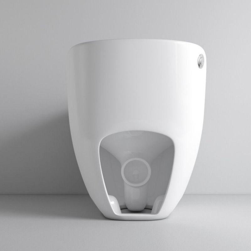 Vas WC Santa Rimless, 69x46 cm, rezervor incorporat, Alb, montaj podea, capac cu soft-close inclus, Royalty Line by Ego
