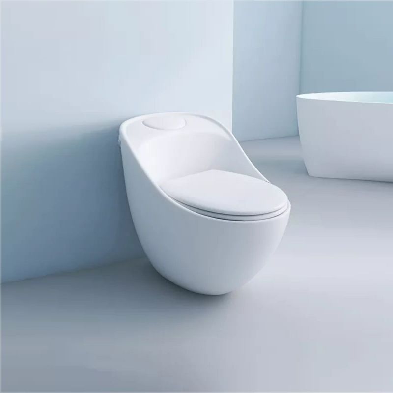 Vas WC Santa Rimless, 69x46 cm, rezervor incorporat, Alb, montaj podea, capac cu soft-close inclus, Royalty Line by Ego