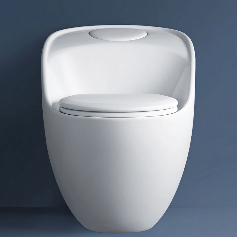 Vas WC Santa Rimless, 69x46 cm, rezervor incorporat, Alb, montaj podea, capac cu soft-close inclus, Royalty Line by Ego