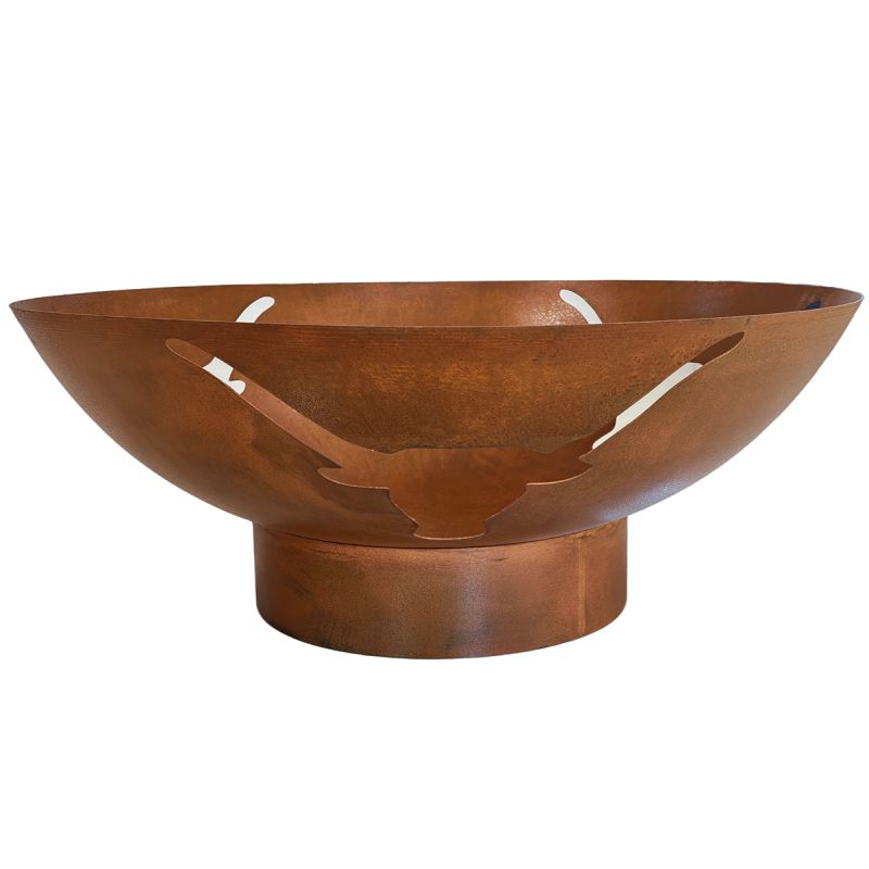 Vatra de foc, dia 80 x H 40 cm, otel corten de 2.5 mm, Toro